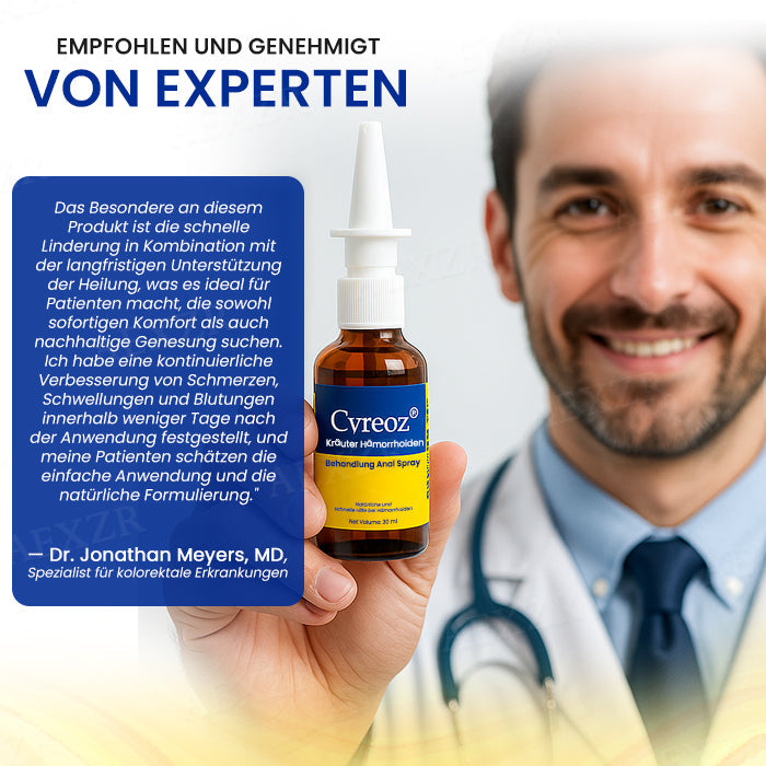 Cvreoz® Kräuter Hämorrhoiden Behandlung Anal Spray