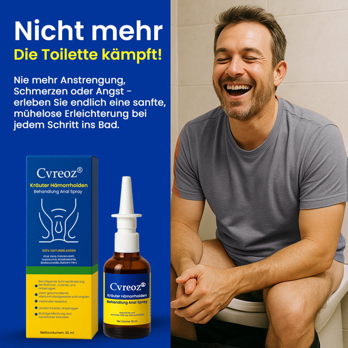 Cvreoz® Kräuter Hämorrhoiden Behandlung Anal Spray