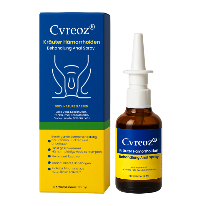 Cvreoz® Kräuter Hämorrhoiden Behandlung Anal Spray