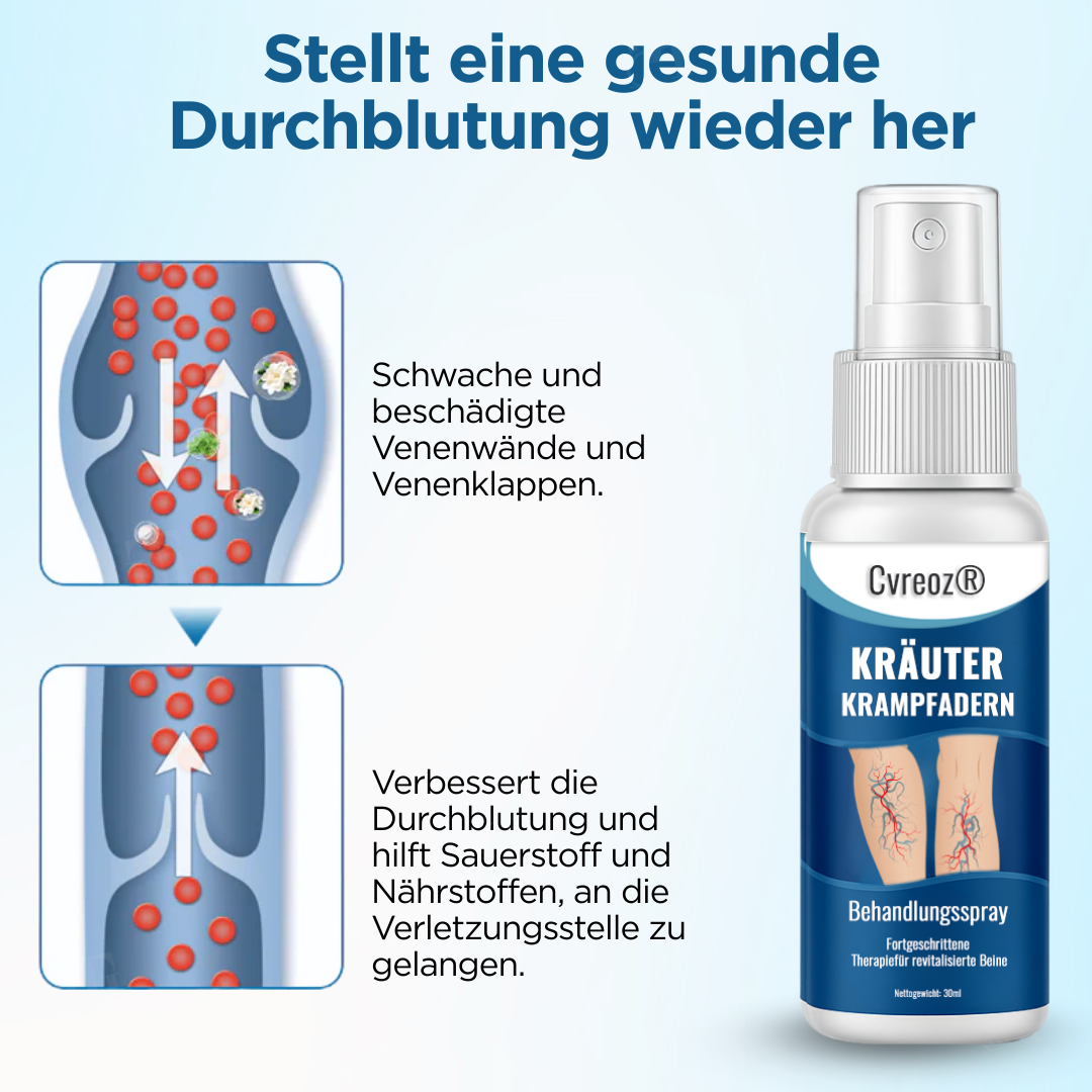Cvreoz® Kräuter Krampfadern Behandlungsspray