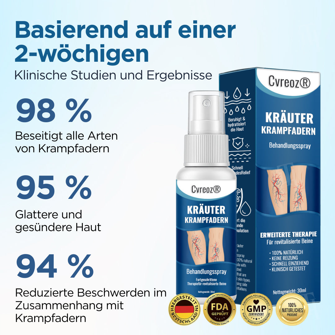 Cvreoz® Kräuter Krampfadern Behandlungsspray