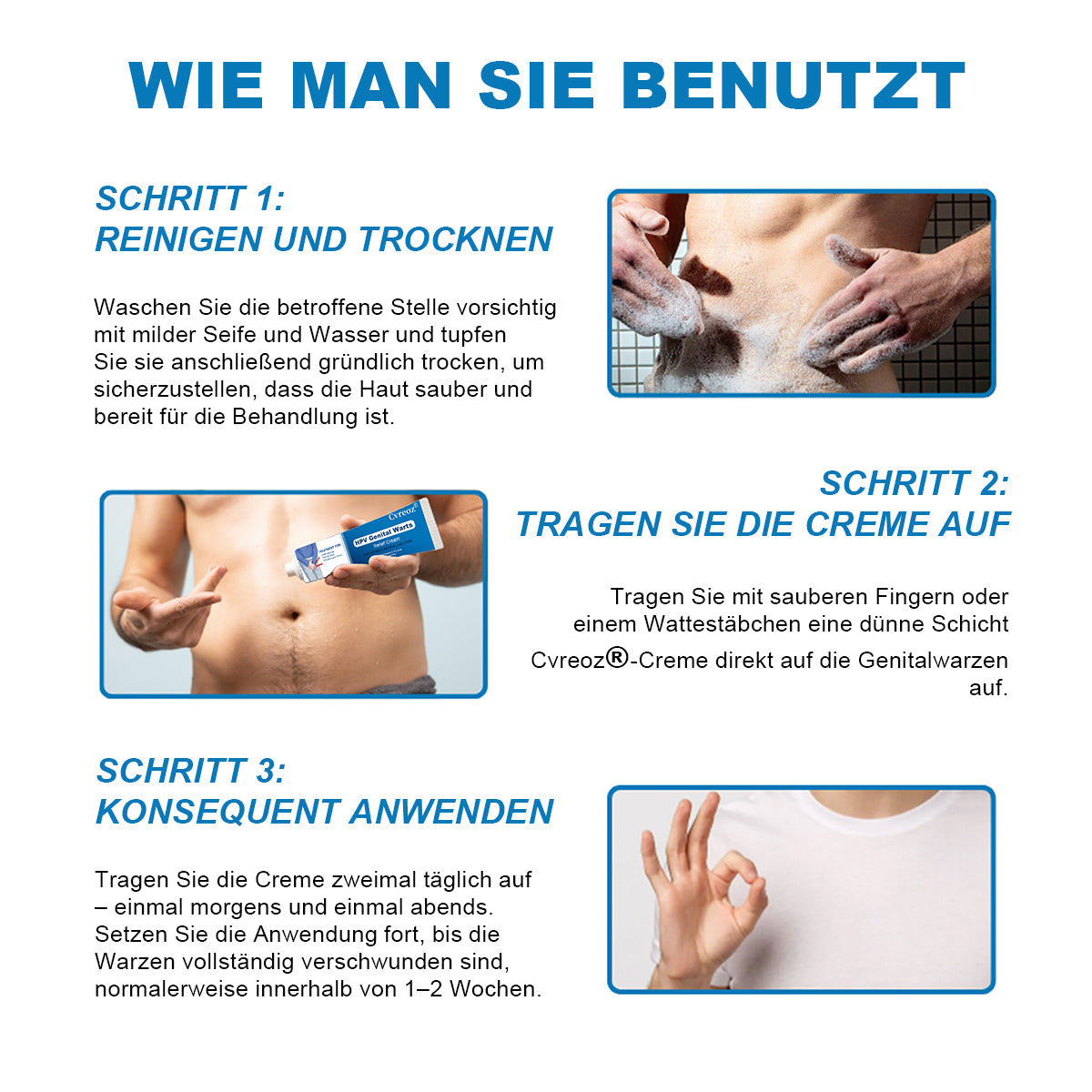 Cvreoz® HPV-Genitalwarzen