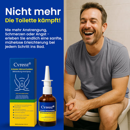 Cvreoz® Kräuter Hämorrhoiden Behandlung Anal Spray