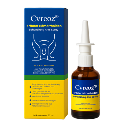 Cvreoz® Kräuter Hämorrhoiden Behandlung Anal Spray