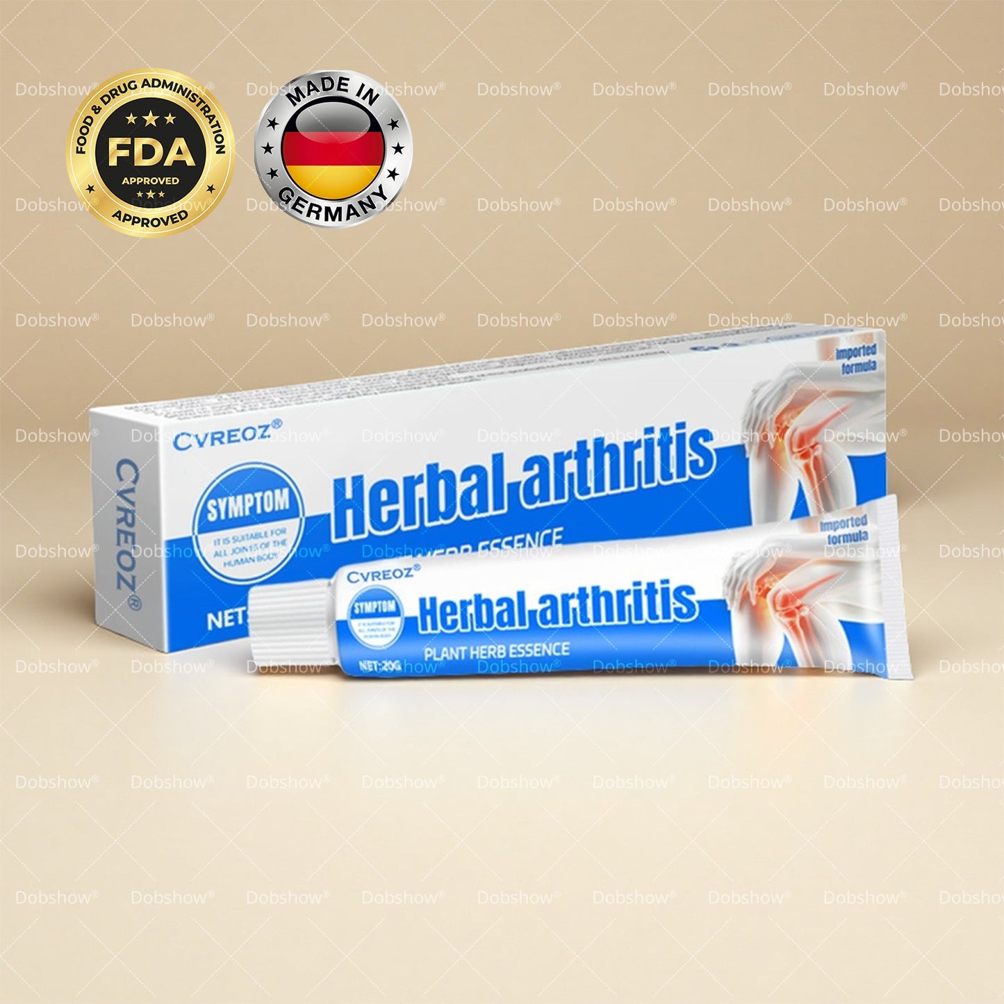 Cvreoz® Natürliche Schmerzcreme gegen Arthritis: Für Gelenke & Muskeln – Tiefe Wirkung, schnelle Erleichterung