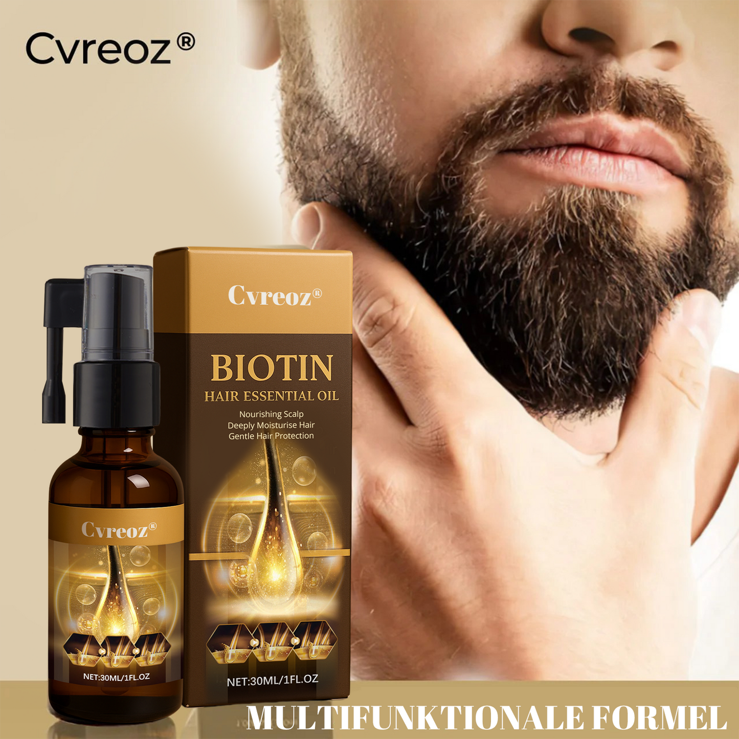 🔥 Lassen Sie Ihren Glanz wachsen: 60 % RABATT 🔥 Cvreoz® Biotin-Haaröl (ätherisch)! (Jetzt kaufen)