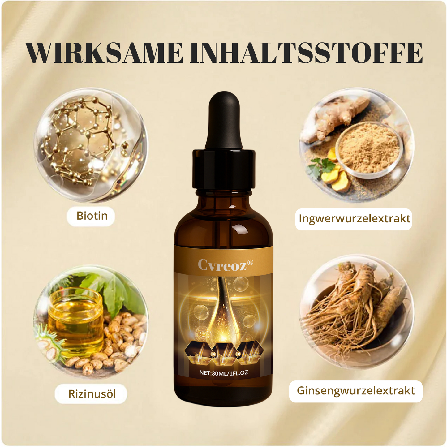 🔥 Lassen Sie Ihren Glanz wachsen: 60 % RABATT 🔥 Cvreoz® Biotin-Haaröl (ätherisch)! (Jetzt kaufen)