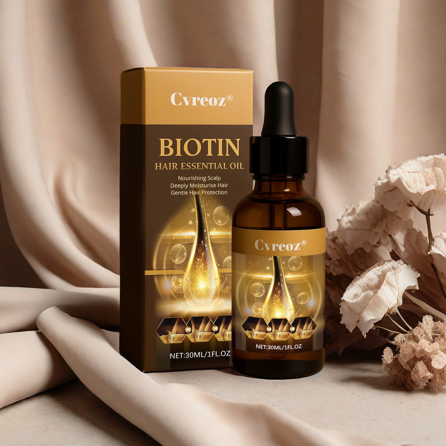 🔥 Lassen Sie Ihren Glanz wachsen: 60 % RABATT 🔥 Cvreoz® Biotin-Haaröl (ätherisch)! (Jetzt kaufen)